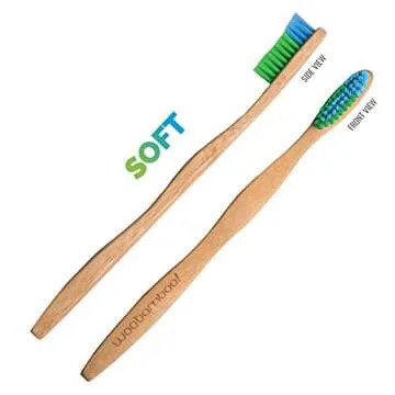 Eco-Friendly Woobamboo Bamboo Toothbrushes for Adults