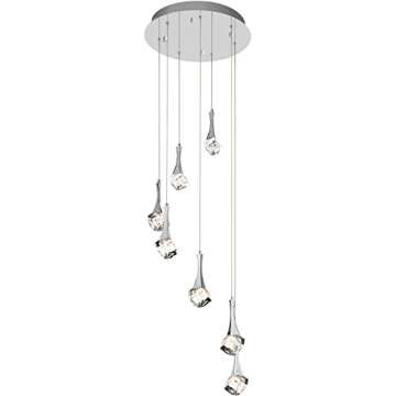 Elan 83774 LED Rockne Pendant Lighting - Modern Chandelier Design