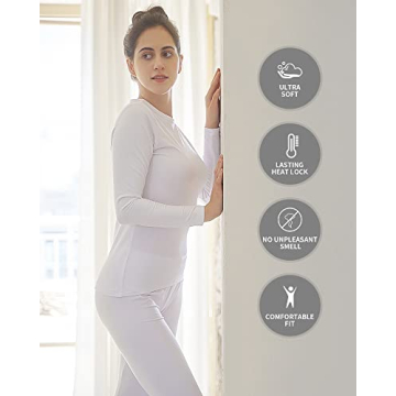 WEERTI Women Thermal Underwear Fleece Lined Base Layers