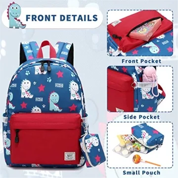 Kids Backpack for School & Travel - Padded & Adjustable Strap