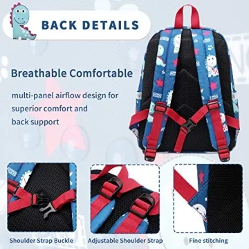 Kids Backpack for School & Travel - Padded & Adjustable Strap