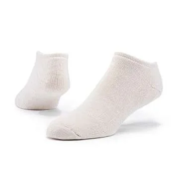 Maggie's Organics - Organic Cotton Footie Socks - Classic for Women & Men - 4 Pairs - Unisex - Casual & Comfortable - Soft - Long Lasting - Made In The USA