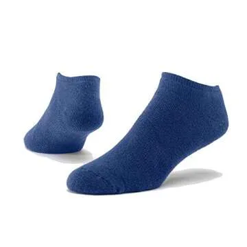 Maggie's Organics - Organic Cotton Footie Socks - Classic for Women & Men - 4 Pairs - Unisex - Casual & Comfortable - Soft - Long Lasting - Made In The USA