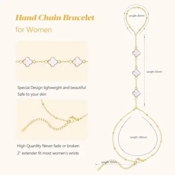 Trendy POWER WING Hand Chain Bracelet for Women