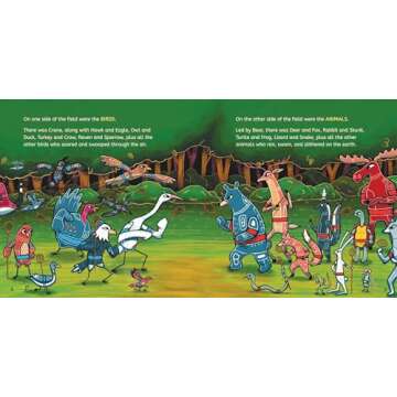 The Great Ball Game: How Bat Settles the Rivalry between the Animals and the Birds; A Circle Round Book