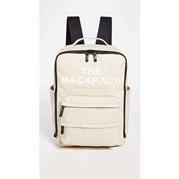 Marc Jacobs Women's The Backpack, Beige, Off White, One Size