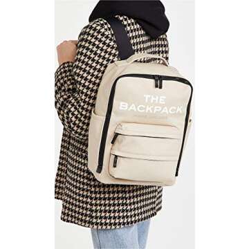 Marc Jacobs Women's The Backpack, Beige, Off White, One Size