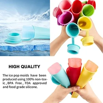 Silicone Popsicle Molds - Reusable Ice Pop Tubes for Everyone