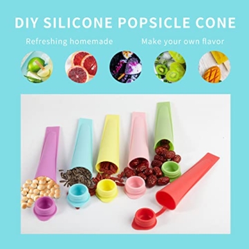 Silicone Popsicle Molds - Reusable Ice Pop Tubes for Everyone