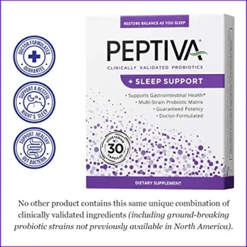 Peptiva Probiotic & Sleep Support - 26 Billion CFU Capsules
