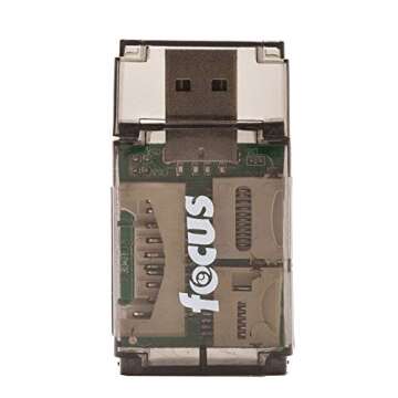 Tascam DR-05X Stereo Handheld Audio Recorder and USB Audio Interface with 32GB MicroSD Card and Focus USB Card Reader