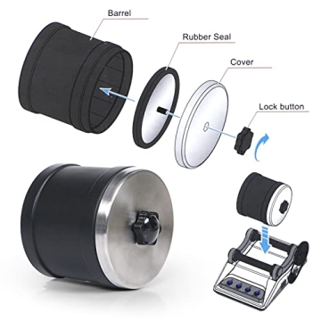 BUAOB Rock Tumbler Kit Transforms Rocks into Gems