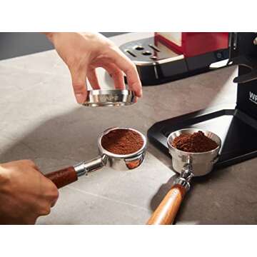 IKAPE Coffee Products, 58mm Bottomless Naked Portafilter Compatible with 58mm