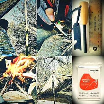 STEALTH SQUADS 42 in 1 SURVIVAL MILITARY POUCH KIT, PREMIUM TACTICAL POCKET KNIFE, FIRST AID KIT, EDC MULTI-TOOL USE FOR CAMPING, HIKING, BIKING, OUTDOOR EMERGENCY SAFETY GEARS w/ BONUS E-BOOK