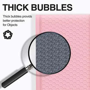 UCGOU Bubble Mailers 6x10 Inch Light Pink 25 Pack Poly Padded Envelopes Small Business Mailing Packages Opaque Self Seal Adhesive Waterproof Boutique Shipping Bags for Jewelry Makeup Supplies #0