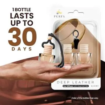 Luxury Leather Car Air Freshener Pack | Long Lasting & Elegant