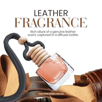 Luxury Leather Car Air Freshener Pack | Long Lasting & Elegant