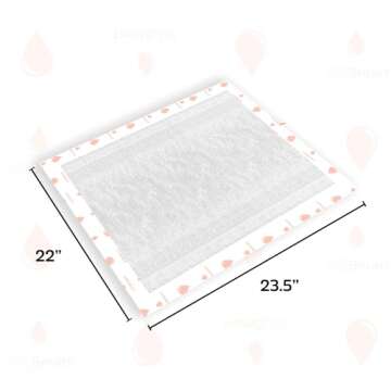 WizSmart Heavyweight Pads, 50ct