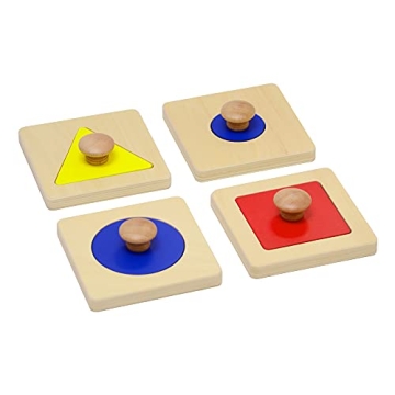 Elite Montessori Jumbo Knob Shape Puzzles for Toddlers