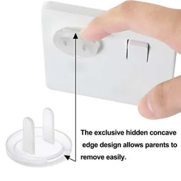 PandaEar Child Proof Outlet Covers 52 Pack Safety Caps