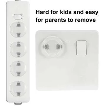 PandaEar Child Proof Outlet Covers 52 Pack Safety Caps