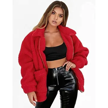 PRETTYGARDEN Women's Cozy Sherpa Fleece Winter Jacket