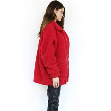 PRETTYGARDEN Women's Cozy Sherpa Fleece Winter Jacket
