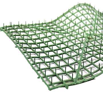 YOTHG 20pcs 60x40cm Plastic Frame for Flowers Wall Arches DIY Wedding Party Decoration Backdrop Bent sub-Rack Flower Row with 247 Nails (20pcs)