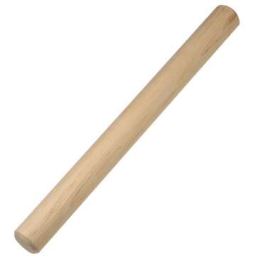 Ateco Dowel Maple Rolling Pin 19-Inch Baking Essential