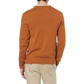 Amazon Essentials Men's V-Neck Sweater for Comfort & Style