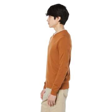 Amazon Essentials Men's V-Neck Sweater for Comfort & Style