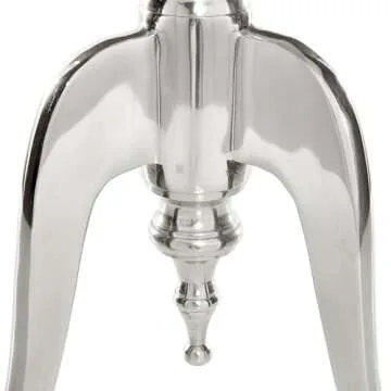 Deco 79 Accent Table, 22" x 15", Silver,30567