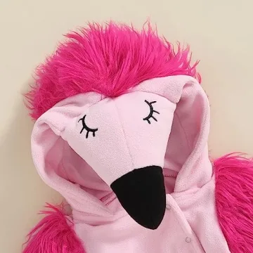 VISGOGO Baby Hooded Romper with Avocado Pineapple Design