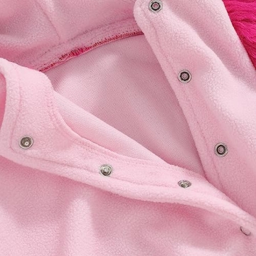 VISGOGO Baby Hooded Romper with Avocado Pineapple Design