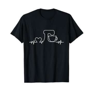 Baking Heartbeat - Funny Pastry Baker Gift T-Shirt