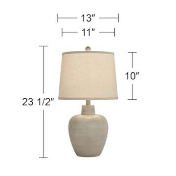 Regency Hill Emeril 23 1/2" Accent Lamps Set of 2