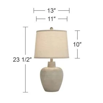 Regency Hill Emeril 23 1/2" Accent Lamps Set of 2