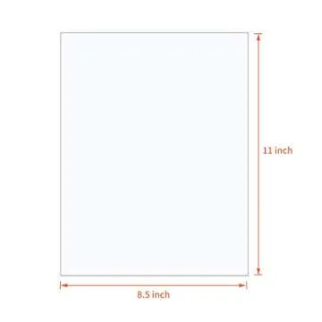L LIKED 8.5" x 11" Printable Sticker Paper - 100 Sheets
