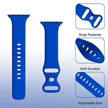 STG Sport Silicone Band for Apple Watch - Durable & Stylish