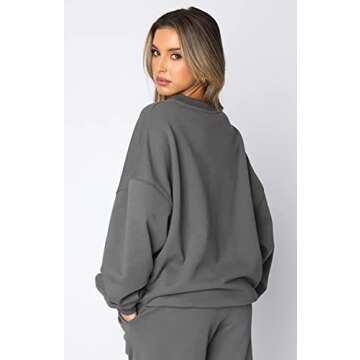 Cute Face Graphic Oversized Sweatshirt for Women