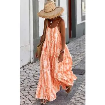 Stylish PRETTYGARDEN Women Summer Maxi Dress with Pockets