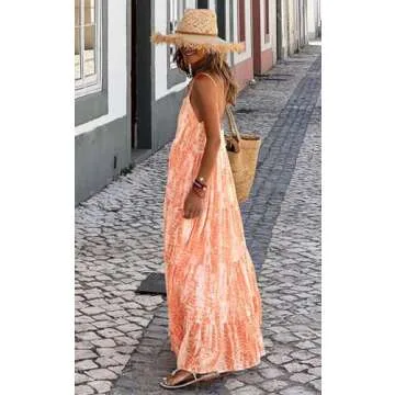 Stylish PRETTYGARDEN Women Summer Maxi Dress with Pockets