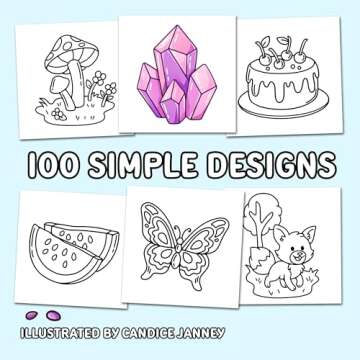 100 Bold Coloring Book: Vibrant Designs for All Ages!