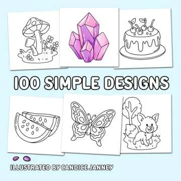 100 Bold Coloring Book: Vibrant Designs for All Ages!