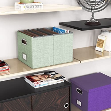 Oterri File Organizer Box for Stylish Document Storage