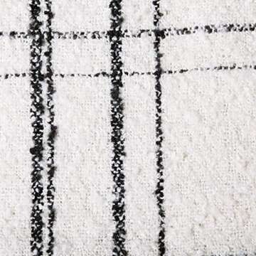 Chalier Womens Winter Plaid Infinity Scarf Warm Tassel Circle Loop Scarves & Knit Fall Scarfs for Women(02 Beige)