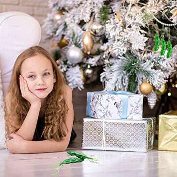 Anpole Edamame Keychain Fidget Toys for Stress Relief