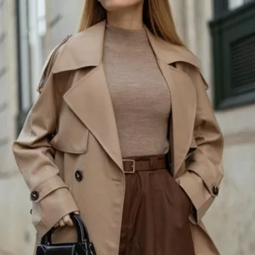 GOELIA Women's Seamless Merino Wool Sweater - Camel Color