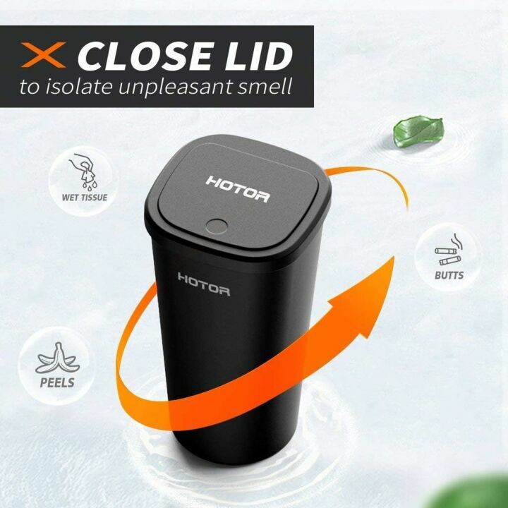 HOTOR Car Trash Can & Bags - Keep Your Vehicle Clean