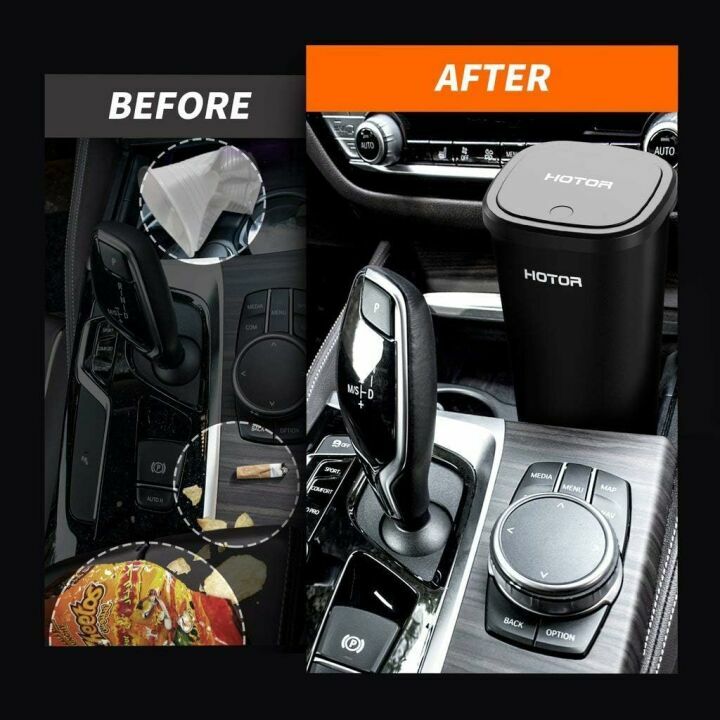 HOTOR Car Trash Can & Bags - Keep Your Vehicle Clean